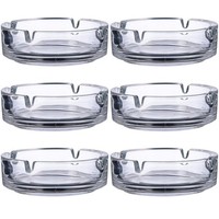 6 X Arcoroc Aschenbecher Arc C1320 Cologne Ascher 10,7Cm Glas Transparent