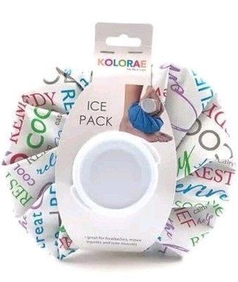 Kolorae Reusable Ice Packs for Headaches, minor injuries, and sore muscles.