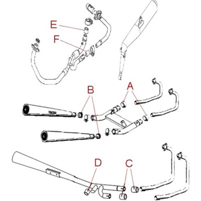 Athena Premium Dichtung für Auspuffverbindungen 30mm Höhe für: Suzuki ZZZ XF Z S