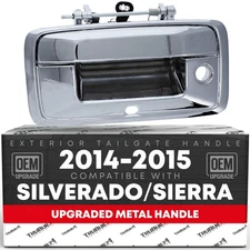 T1A Tailgate Handle Assembly, Upgraded Metal - Compatible with 2014-2015 Chev...