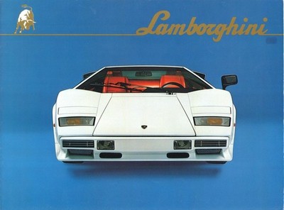 Lamborghini Countach LP 400 S  Prospekt, 1982