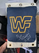 Bret The Hitman Hart W/proof Signed Signed WWF Turnbuckle 80's Style