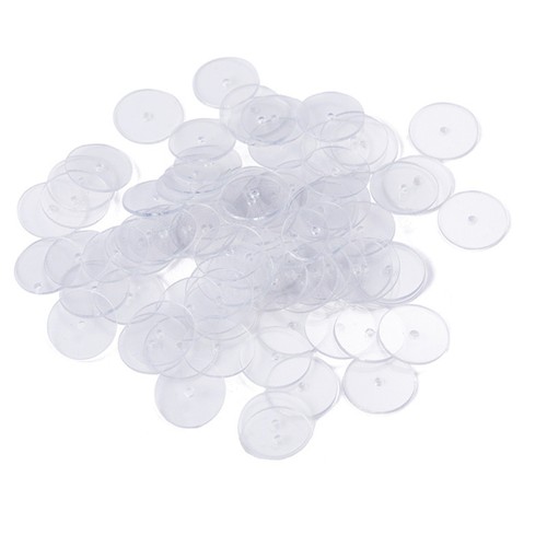 80pcs Clear Earring Safety Backs Earring Back Stopper Pad plastic earrings - Picture 8 of 17