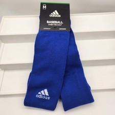 1 Pair Adidas Baseball Over Calf Socks - Royal Blue - Size M - Men's Shoe 5-8.5