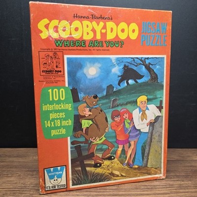 1972 Scooby-Doo Where Are You? Graveyard 100 Piece Jigsaw Puzzle