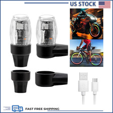 2 Pack Led Tire Valve Stem Cap Lights Waterproof Rechargeable 2 Pack Led Tire Valve Stem Cap Lights Waterproof Rechargeable