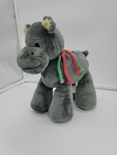 Rare Animal Alley Plush Hippo Gray Standing 8  Soft Toy Floppy Lovey