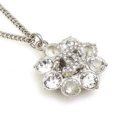 Collana CHANEL originale in metallo argentato - h31180j