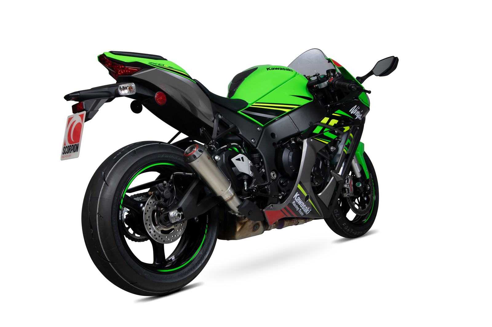 Kawasaki Ninja ZX-10R 16-20 Scorpion Exhaust RP Titanium Slip-on PKA113TEO