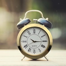 Miniatur-Uhreinsatz, goldene Uhr für DIY-Uhr, Heimbüro, Schuluhr