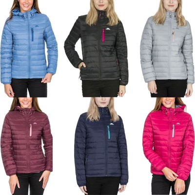 Trespass Damen Arabel Hooded Packaway Daunenjacke Mantel