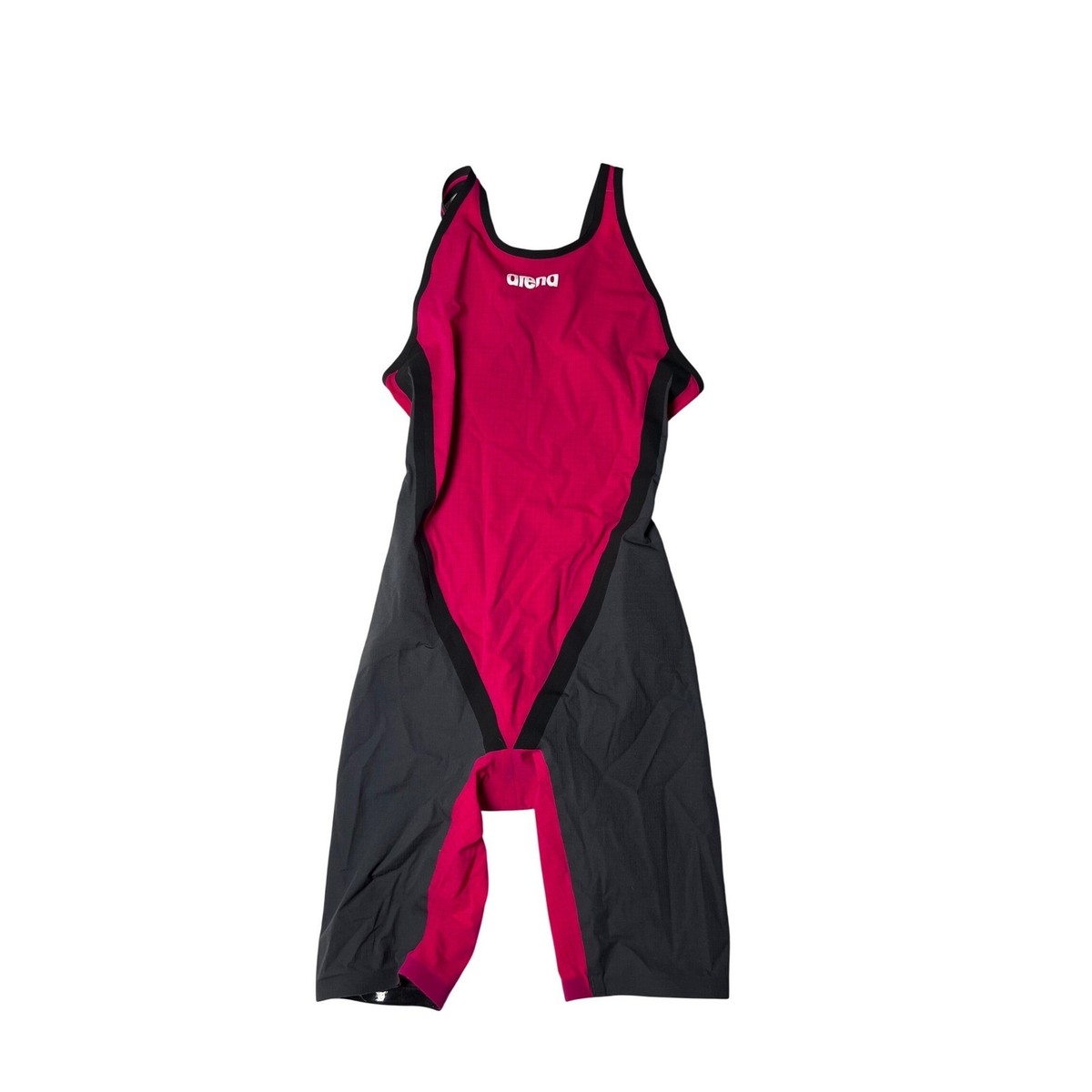Arena Powerskin Carbon Air 2 Open Back Knee Pink Black Tech Suit