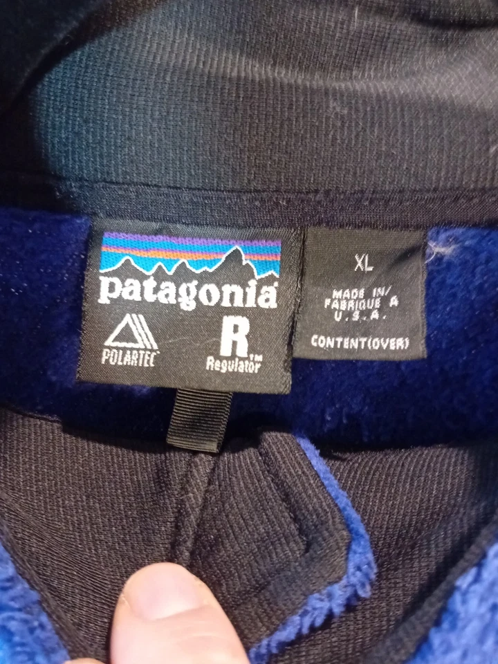 Chaleco polar Patagonia Polartec/regulador para mujer talla XL púrpura Foto 3 de 4