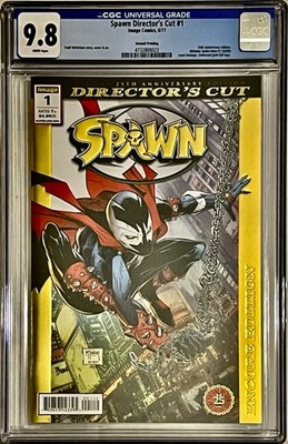 Spawn #1 CGC 9.8 Director's Cut 2nd Printing Gold Foil Variant | Todd McFarlane