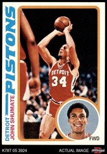 1978 Topps #46 John Shumate Pistons Notre Dame 7 - NM