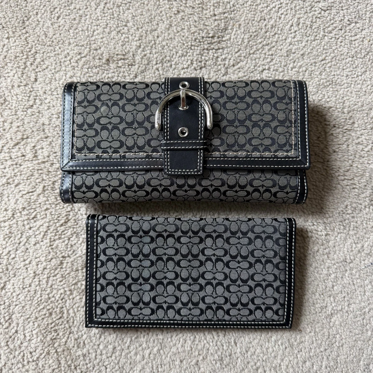 Coach Leather Black Vintage Wallets & Coin Purses for sale | eBay