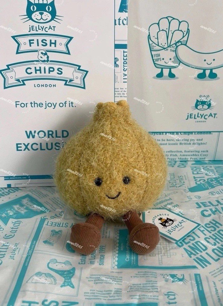 Jellycat X London Selfridges Exclusive Fish & Chips Complete set