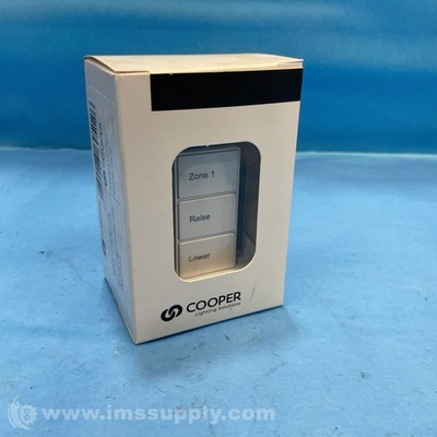 Cooper Lighting RC-3TLB-Z1D-W Room Controller Wallstation FNOB