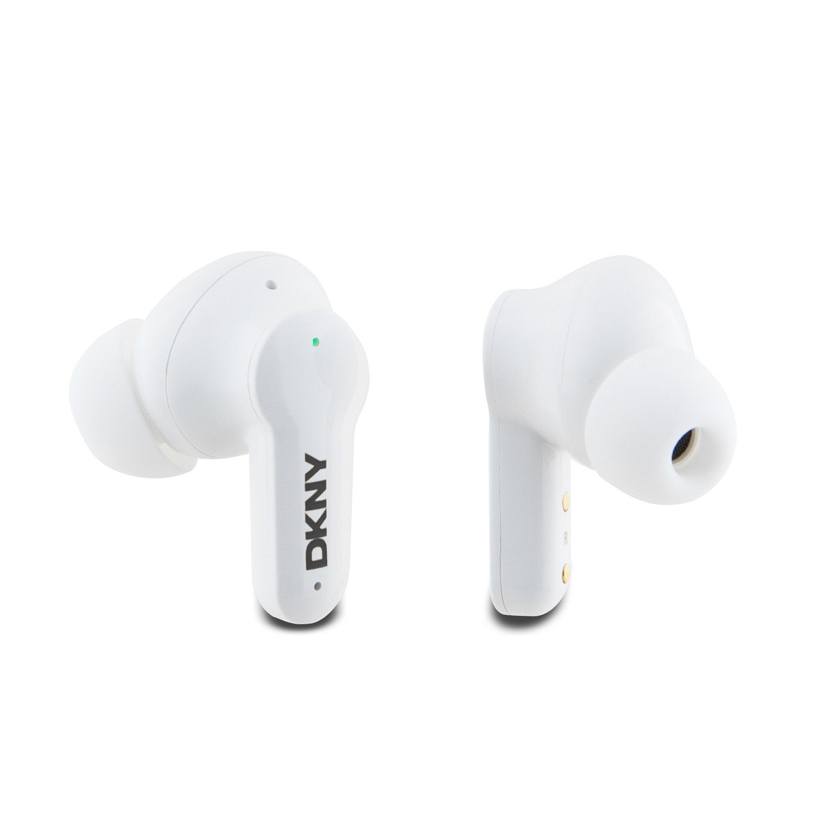 Écouteurs TWS DKNY effet 3D caoutchouc mat blanc - 2