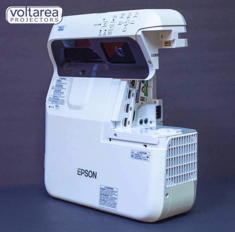 Epson BrightLink 695WI Ultra Short-Throw Projector 720p WIDE HD CINEMA - Image 4 of 4