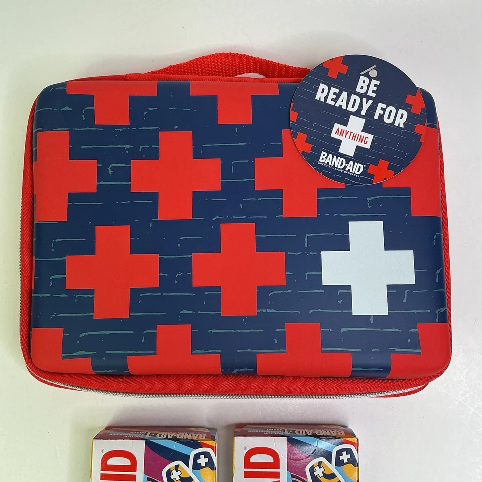 BAND AID Case BUILD YOUR OWN FIRST AID KIT W/ Colorful Band Aids - Image 3 of 4