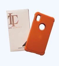 Team Luxury iPhone 12 Case Orange Coral Protective Case Wireless Phone Cell HTF