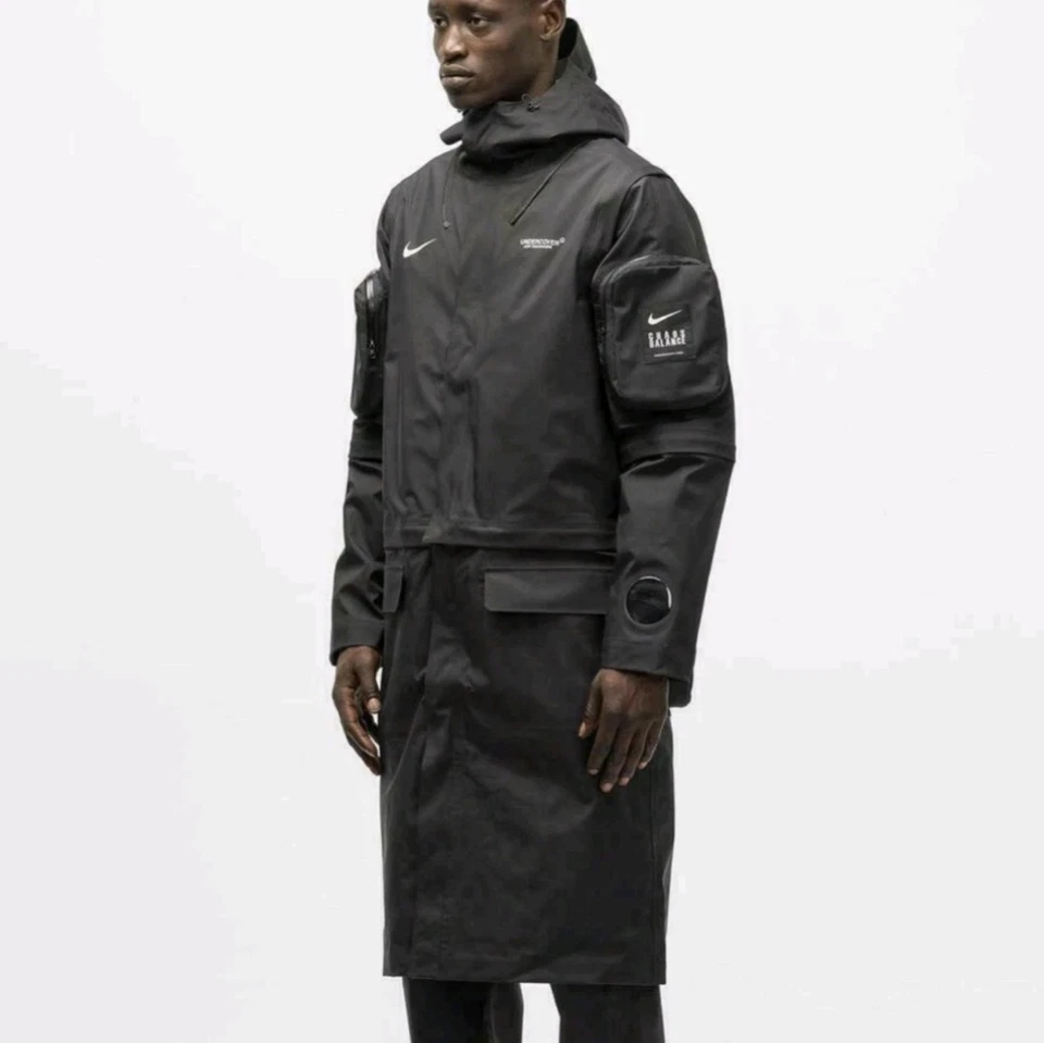 Nike x Undercover NikeLab 2-in-1 Parka Jacket Black Size Medium CW8017 010 - Image 2 of 4