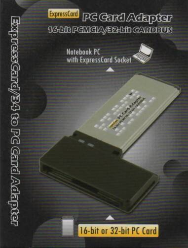 PC-EXP PC Card to ExpressCard Adapter/Reader for Panasonic P2 WIN XP - Afbeelding 1 van 1