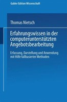 Erfahrungswissen In Der ComputerunterstüTzten Angebotsbearbeitung | Buch | 97838