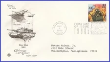 USA4 #3191b ADDR PCS ARTCRAFT FDC   1990s Gulf War