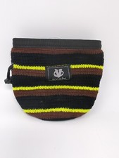 Evolv Knit Chalk Bag For Rock Climbing & Bouldering Nightclub Black/Brown/Yellow