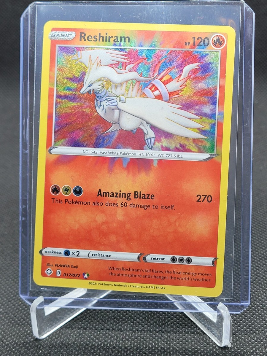 reshiram pokemon card amazing rare Shining Fates #17 have for your premier collection. Lot - Reshiram 17/72 Shining