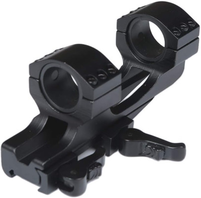 30Mm / 1 Inch Quick Release Cantilever Picatinny Scope Mount QD Lock New