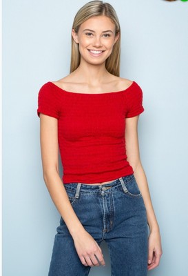 brandy melville red shirt