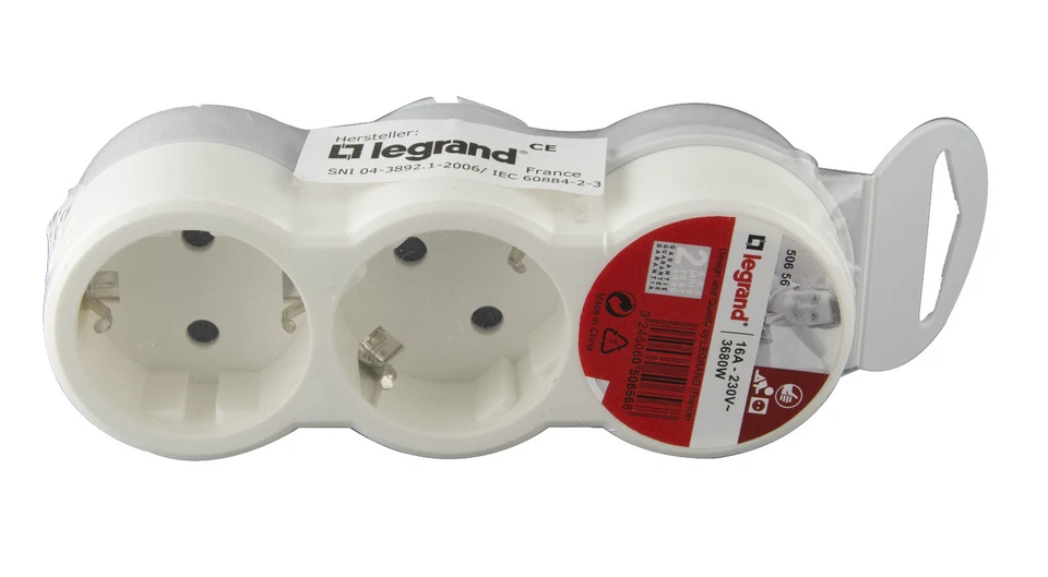 3-fach Mehrafachstecker, Multistecker, Adapter waagerecht kostenlose Lieferung - Bild 2 von 3