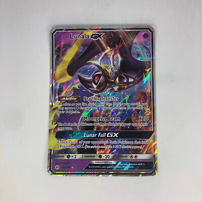 Lunala GX Holo Pokemon Card 66/149