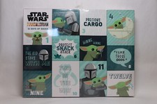 Star Wars Mandalorian 12 Days Of Socks Boxed Gift Set sz 9-11 shoe 4-10