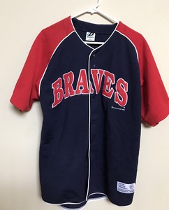 atlanta braves baseball shirt