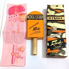 ULTRA RARE 1969 SEALED Faberge Tigress Ice Stick Iced Cologne 1 oz Dreamsicle