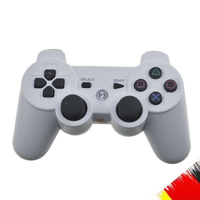 Wireless Game Handle Bluetooth-compatible Controllers for PS3 (White)