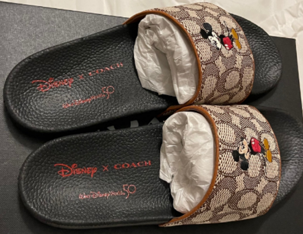 新品　希少　完売品　コーチ　ディズニー　50周年　サンダル DISNEY ファッション 新品 希少 完売品 コーチ ディズニー 50