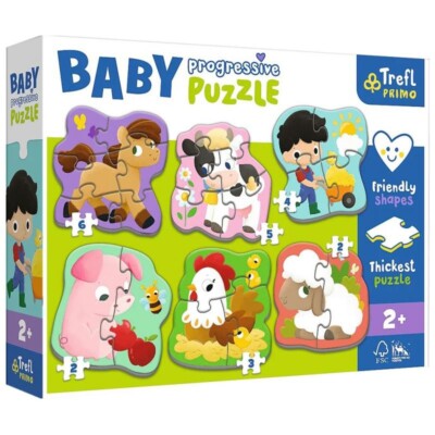 Puzzle Trefl Baby Progressiv Bauernhof 