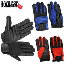 HUGGER Men's Summer Touring Motorcycle Gloves Mesh Air Vented Riding Motorbike