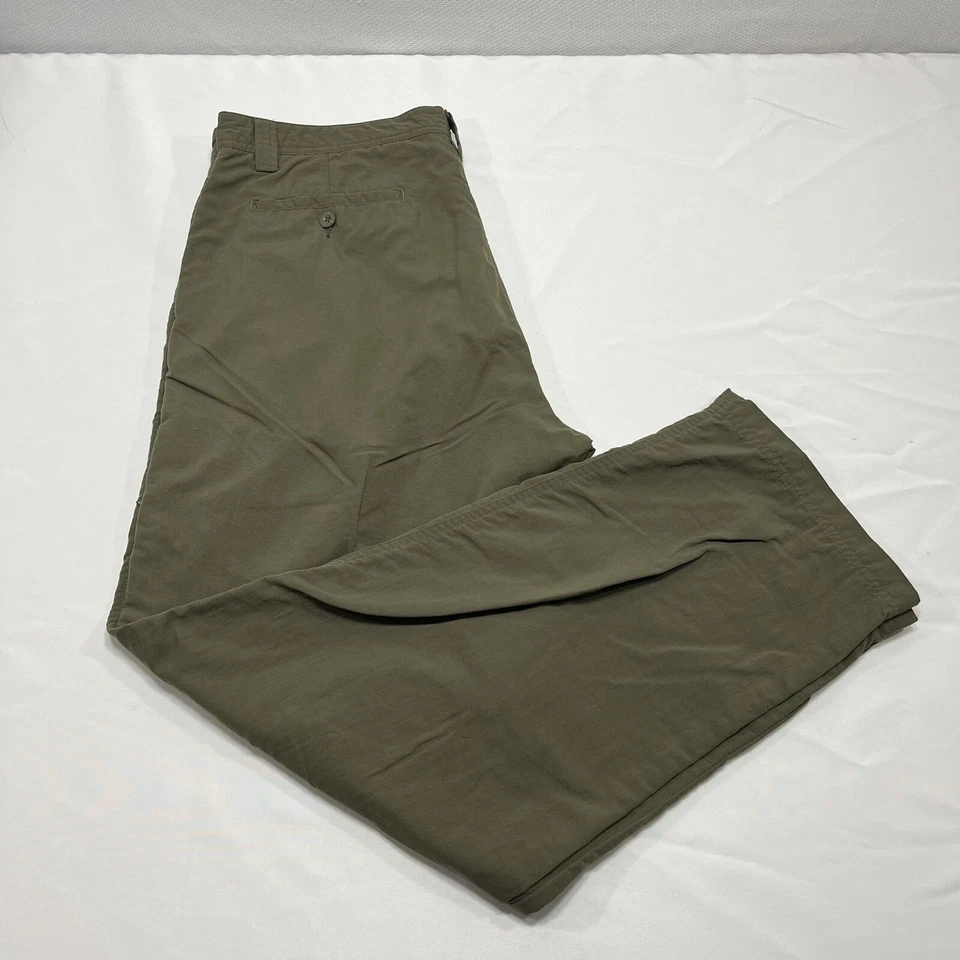 Pantalones REI UPF 40+ Exterior Nylon Senderismo Verde Hombre Talla 38 (Real 36x30) Foto 2 de 4