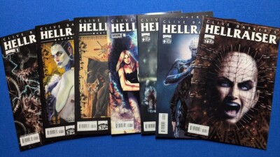 Clive Barker s Hellraiser 7 Comic Book Lot- 2011=All NM