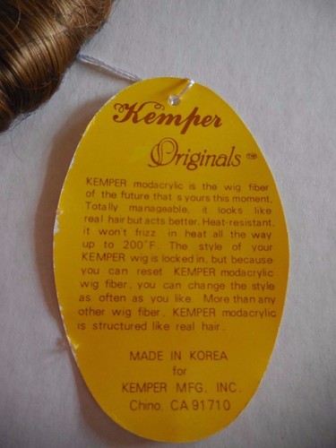Vintage Kemper Originals Puppenperücke Tracy 7-8 L. Rot - Bild 2 von 3