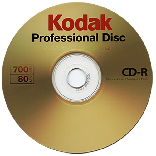 KODAK Gold Professional CD-R 700Mb (52x) 80 min. 200 Jahre Datensicherheit! - Bild 2 von 2