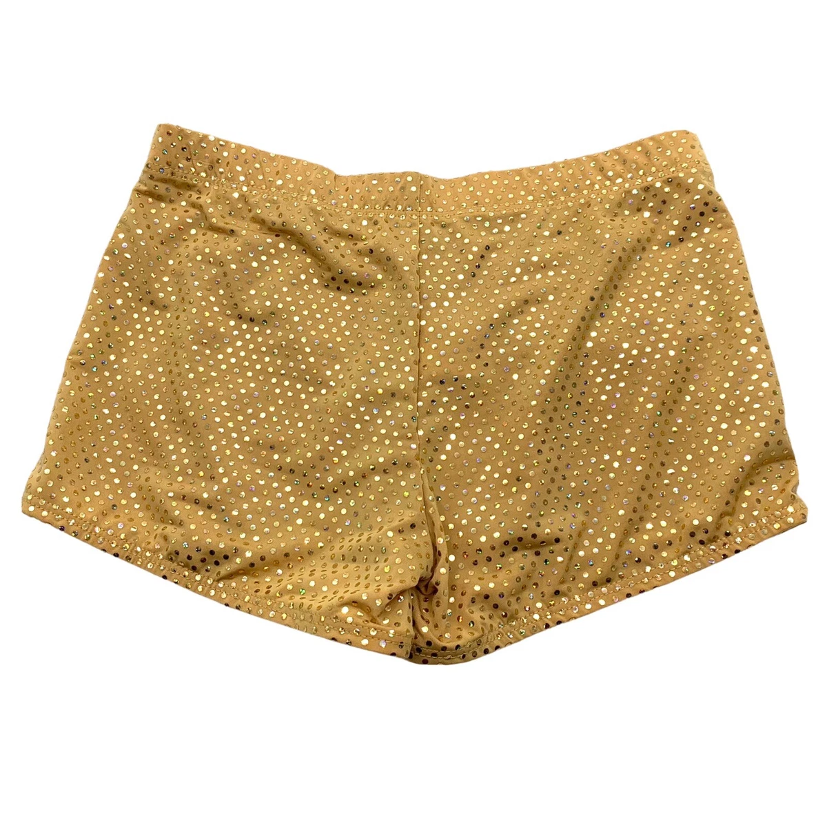 Metallic cheer shorts clearance