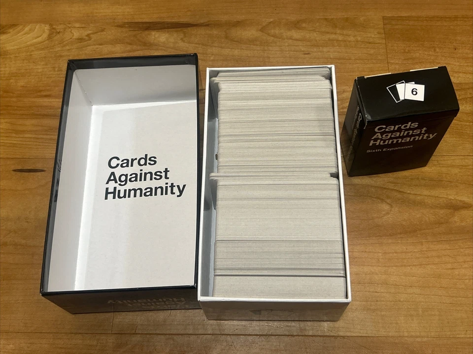 Cards Against Humanity Set Plus Sealed Sixth Expansion Pack 6th - Image 3 of 4