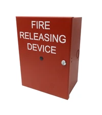 Simplex 2975–9227 Nema 1 Fire Release Device Cabinet Red